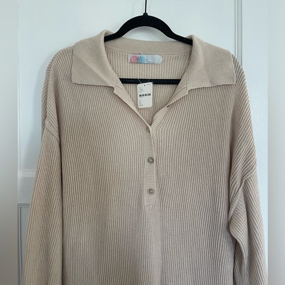 NWT Free people beach women’s picnic sweater - Picture 5 of 6